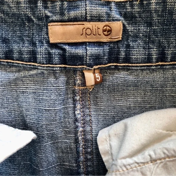 Denim Jeans Skirt by Split Juniors sz 5 - Picture 4 of 6